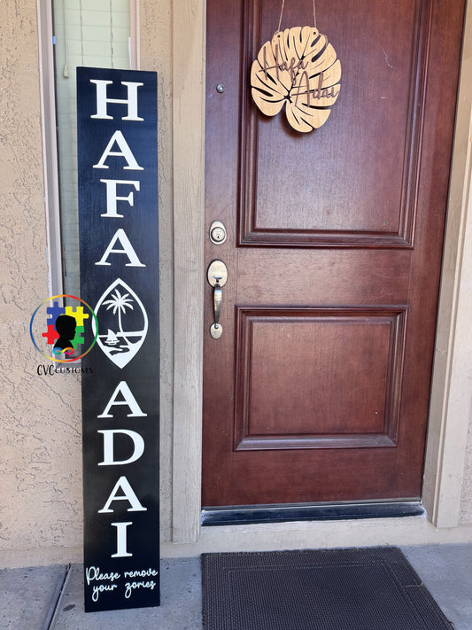 Standing Welcome Sign