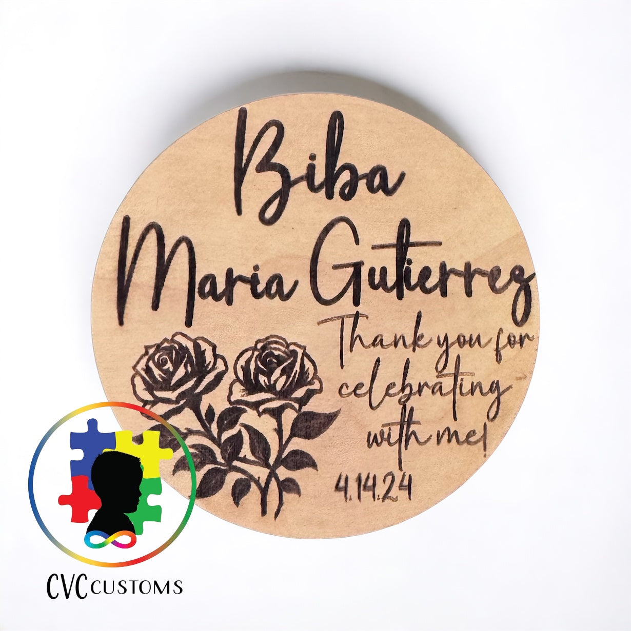 Custom Wooden Magnets