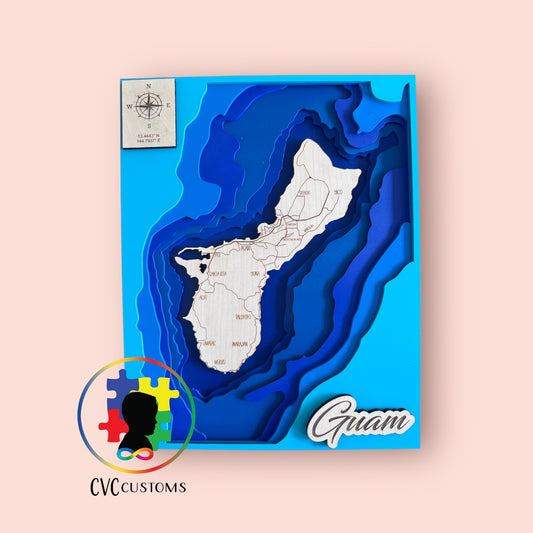 Guam Layered Map