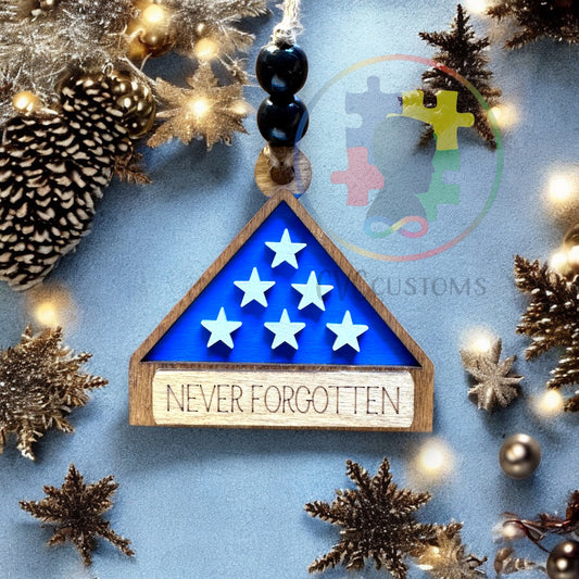 Veteran Flag Ornament