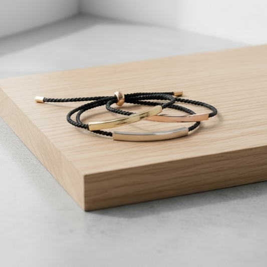 Sliding Bar Cord Bracelet